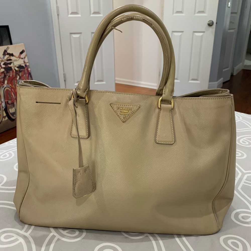 Prada beige handbag